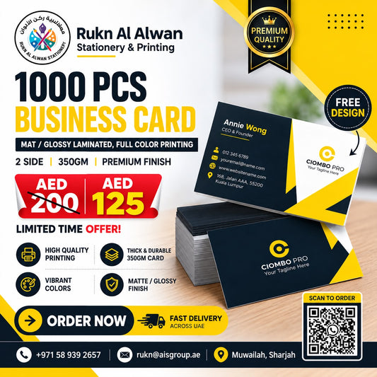 Business Card 350 GSM-1000pcs