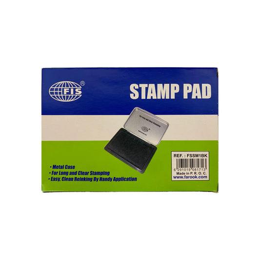 FIS Stamp Pad with Metal Case black