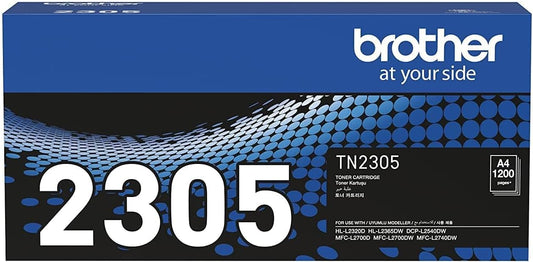 BROTHER Genuine TN-2305 Standard Yield Black Ink Printer Toner Cartridge