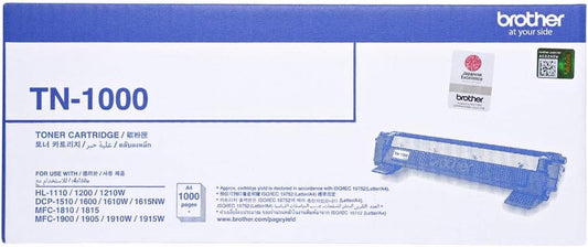 Brother Toner Cartridge - Tn-1000, Black