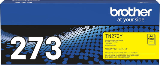 Brother Genuine Tn-273Y Standard Yield Yellow Ink Printer Toner Cartridge