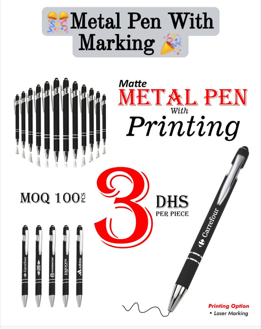 Metal Pen UV Printing