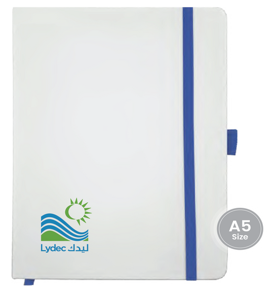 A5 SIZE PU LEATHER NOTEBOOK WITH ELASTIC BAND