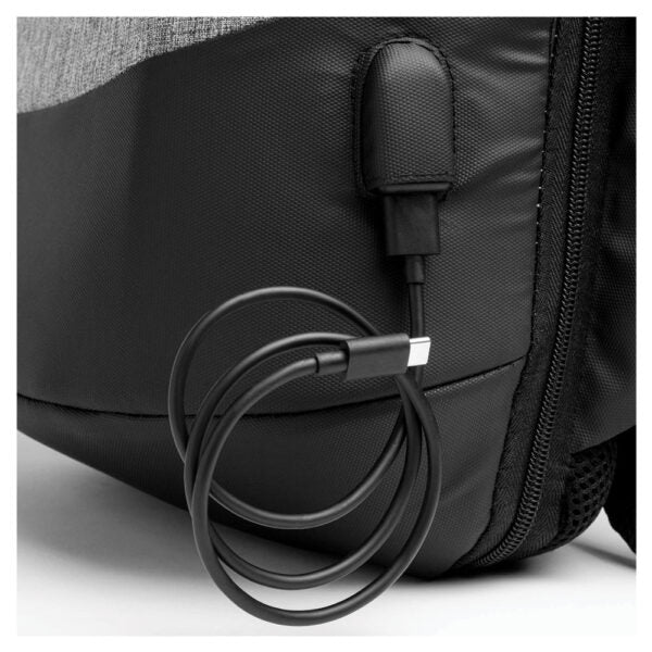 Anti-theft Business Backpack Waterproof & Charging Port ( “Your Brand • Your Print • Your Style.” ) All printing available