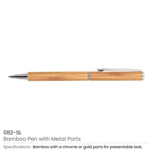 Promotional Bamboo Pens ( “Your Brand • Your Print • Your Style.” ) All printing available