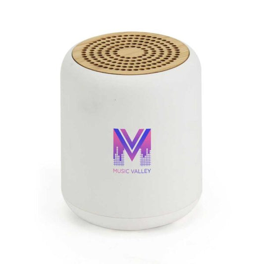 Eco-Friendly Bluetooth Speakers v5.1, Playtime 6h ( “Your Brand • Your Print • Your Style.” ) All printing available