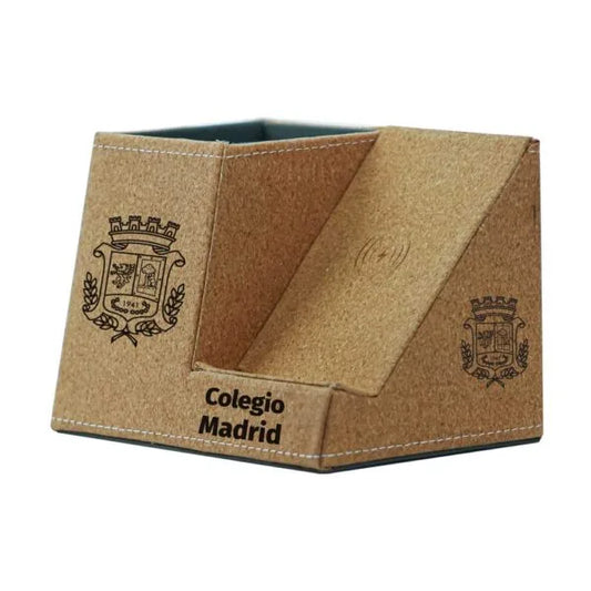 Pen Holder Docking Station with 10W Wireless Charger ( “Your Brand • Your Print • Your Style.” ) All printing available