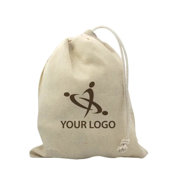Cotton Pouch with Drawstring ( “Your Brand • Your Print • Your Style.” ) All printing available