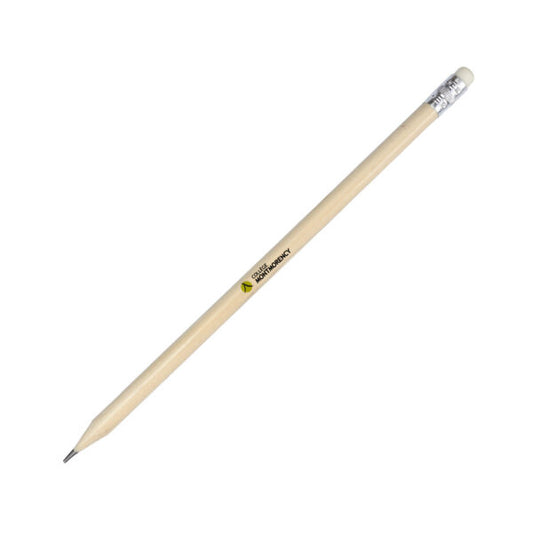 Pencil with Eraser ( “Your Brand • Your Print • Your Style.” ) All printing available