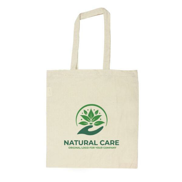 Cotton Shopping Bags with Long Handles ( “Your Brand • Your Print • Your Style.” ) All printing available