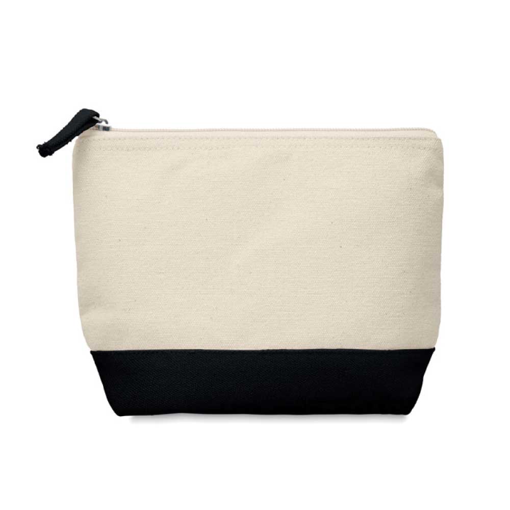 Cotton Canvas Zipper Pouch ( “Your Brand • Your Print • Your Style.” ) All printing available