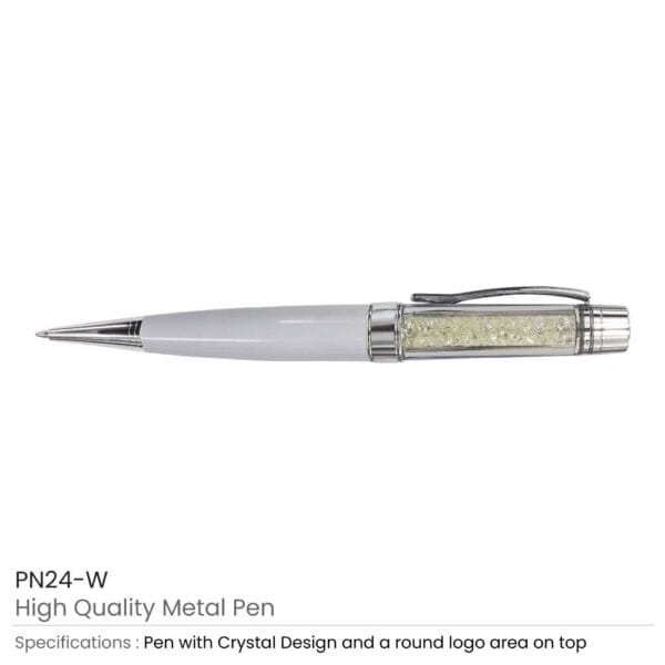 Crystal Metal Pens ( “Your Brand • Your Print • Your Style.” ) All printing available