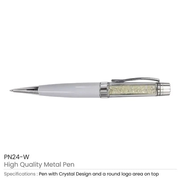 Crystal Metal Pens ( “Your Brand • Your Print • Your Style.” ) All printing available