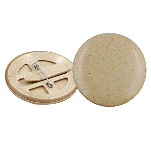 Eco-Friendly Button Badges ( “Your Brand • Your Print • Your Style.” ) All printing available