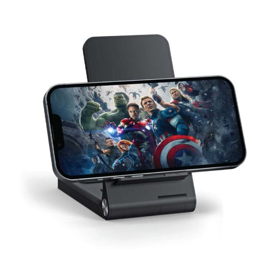 Foldable Wireless Charging Station 15W & Light-up Logo ( “Your Brand • Your Print • Your Style.” ) All printing available