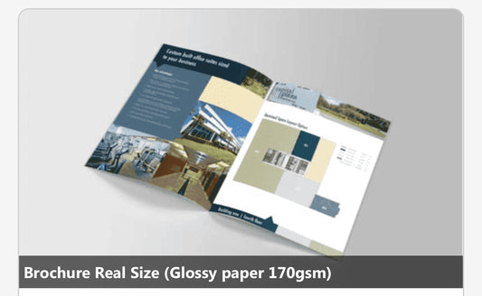Brochure Real Size -A4 (Glossy 170gsm) 1000 Pcs