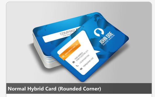 Normal Hybrid Card (Rounded Corner) 1000pcs with Free Design