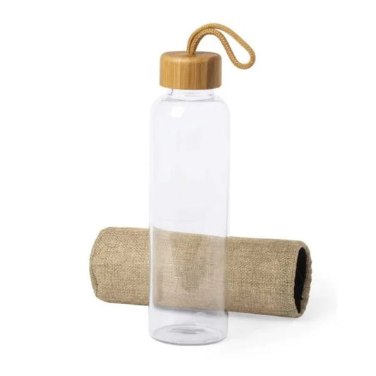 Glass Bottle with Sleeve ( “Your Brand • Your Print • Your Style.” ) All printing available