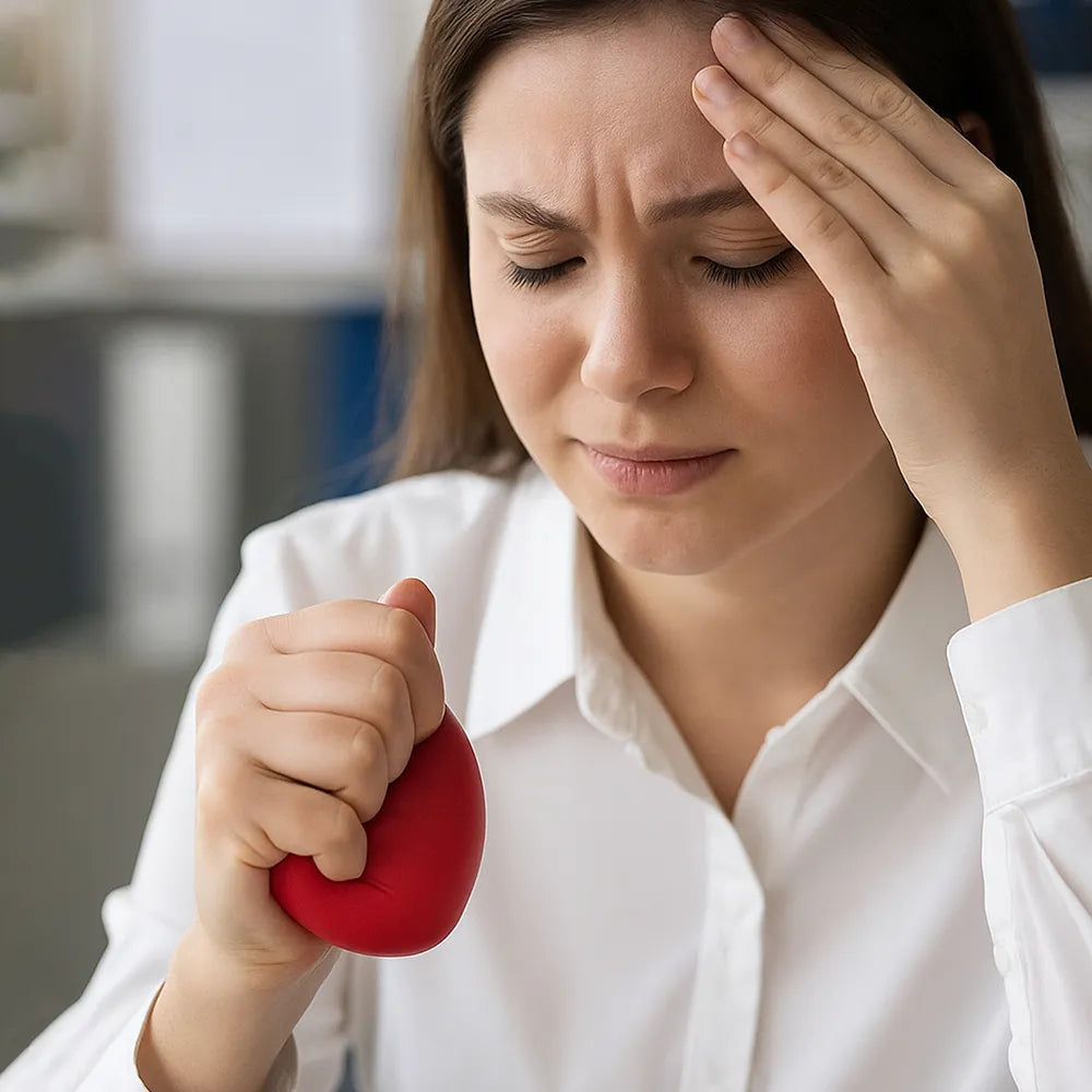 Promotional Heart Shaped Anti-Stress Balls ( “Your Brand • Your Print • Your Style.” ) All printing available
