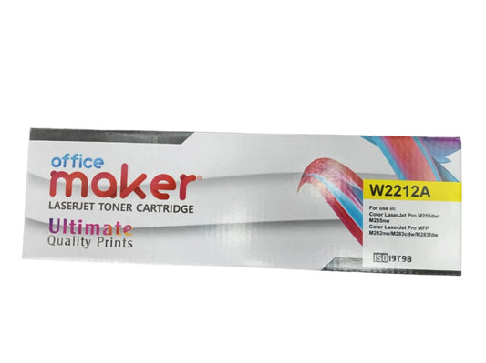 W2212A OFFICE MAKER LASER JET TONER TONER YELLOW