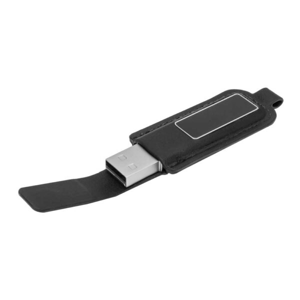 Light-Up Logo Leather Cover USB Flash Drives 32GB ( “Your Brand • Your Print • Your Style.” ) All printing available