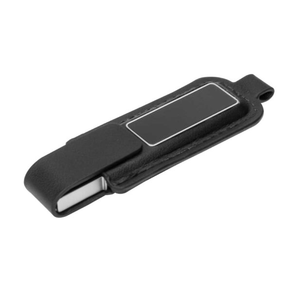 Light-Up Logo Leather Cover USB Flash Drives 32GB ( “Your Brand • Your Print • Your Style.” ) All printing available