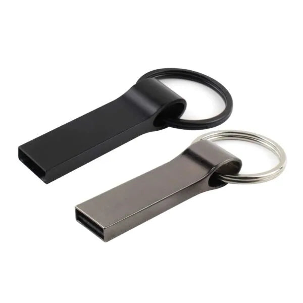 Metal USB Flash with Key Ring ( “Your Brand • Your Print • Your Style.” ) All printing available