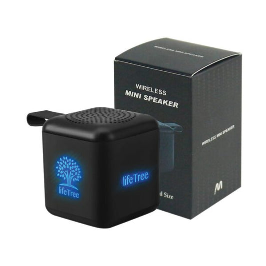 Mini Cube Bluetooth Speaker ( “Your Brand • Your Print • Your Style.” ) All printing available