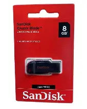 SANDISK 8 GB FLASH DRIVE USB 2.0