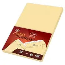 FIS MANILA ENVELOPES A4 50 PCS IN A PACKET 80 GSM