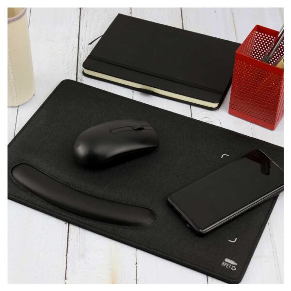 15W Wireless Fast Charging Mousepads/Forearm Support Type C ( “Your Logo, Everywhere.” )