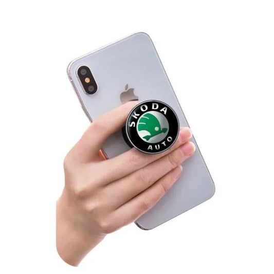 Round Mobile Grip and Stand ( “Printing Options to Match Every Product.” )