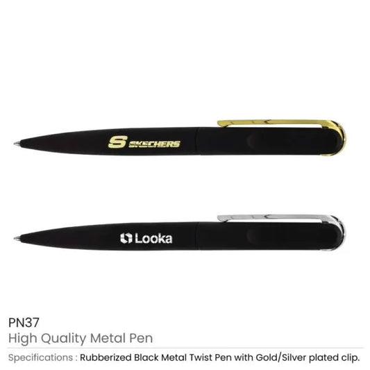 Rubberized Metal Pens ( “Your Brand • Your Print • Your Style.” ) All printing available