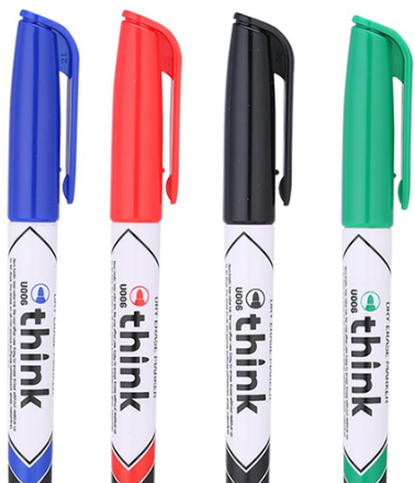 DELI Think U006 TWHITE BOARD MARKER BLACK