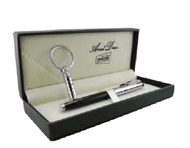 Black Luxury Giftset. Includes a Black Roller Pen ( “Your Brand • Your Print • Your Style.” ) All printing available