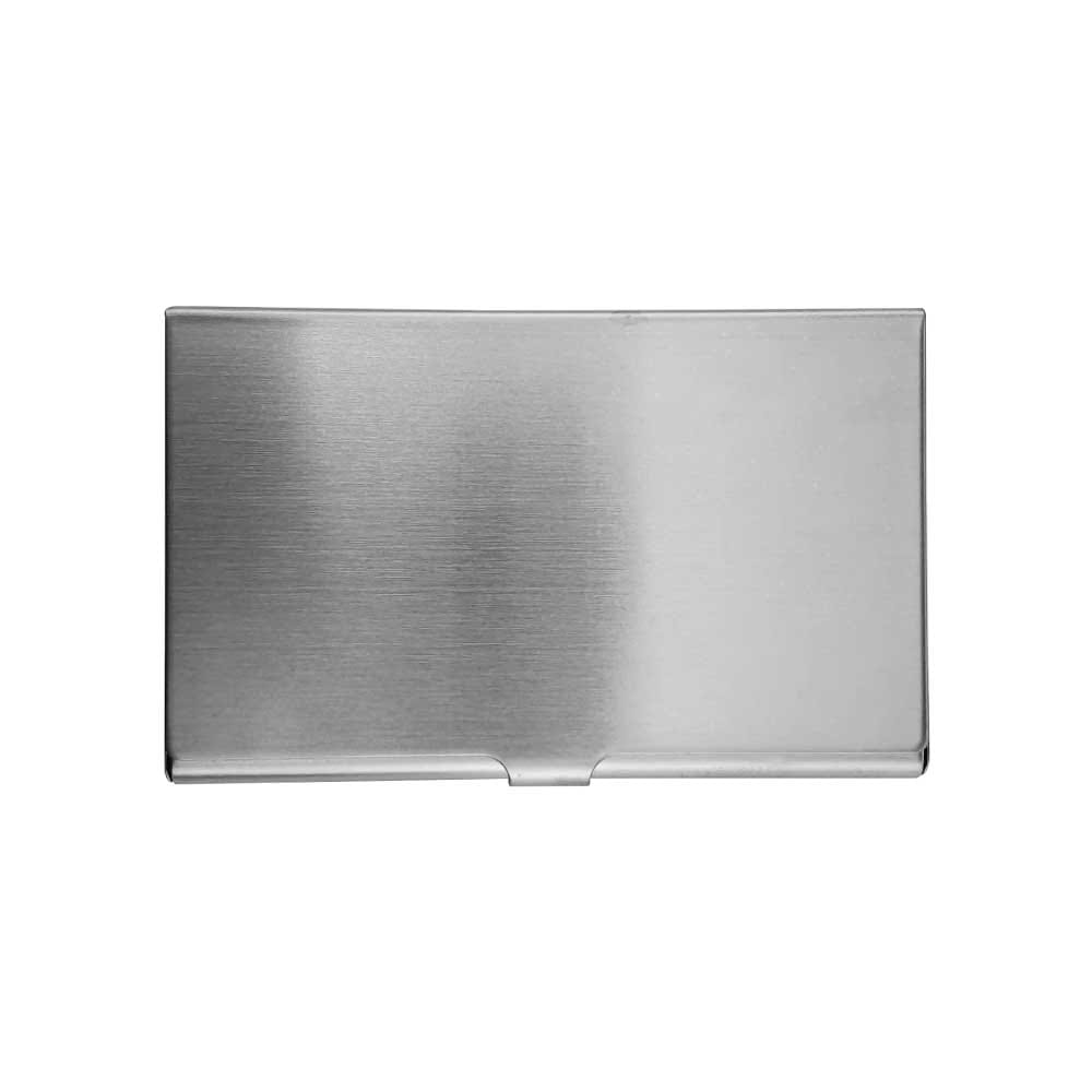 Steel Business Card Holder ( “Your Brand • Your Print • Your Style.” ) All printing available