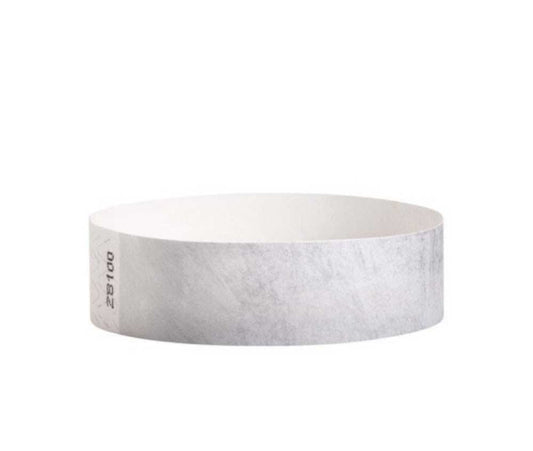 Tyvek Wristbands Waterproof, Adjustable, Adhesive ( “Your Brand • Your Print • Your Style.” ) All printing available