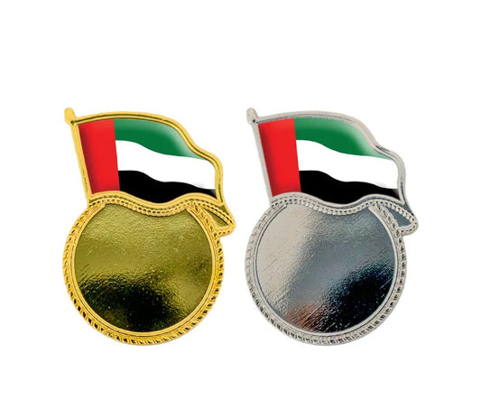 UAE Flag Design Badges with Magnet Attachment ( “Your Brand • Your Print • Your Style.” ) All printing available
