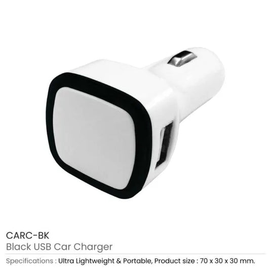 USB Car Chargers ( " All type of printing available" )