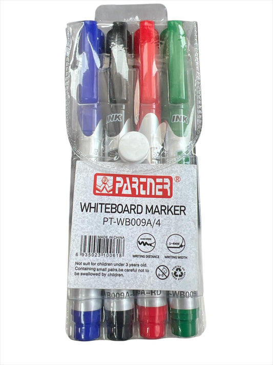 PARTNER WHITE BOARD MARKER PT-WB009A/4PC