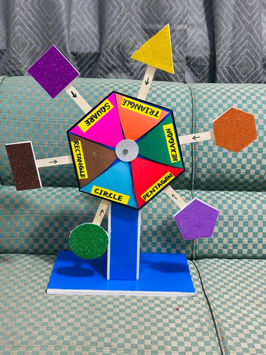 School Projects – Shapes Spin Wheel