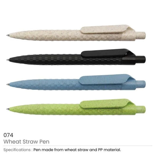 Wheat Straw Pens ( “Your Brand • Your Print • Your Style.” ) All printing available