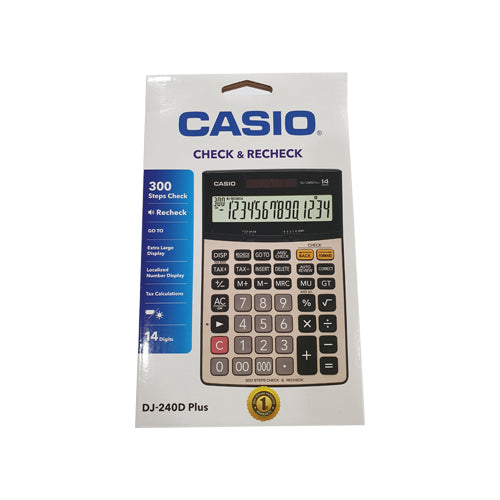CASIO DJ-240 D PLUS CALCULATOR