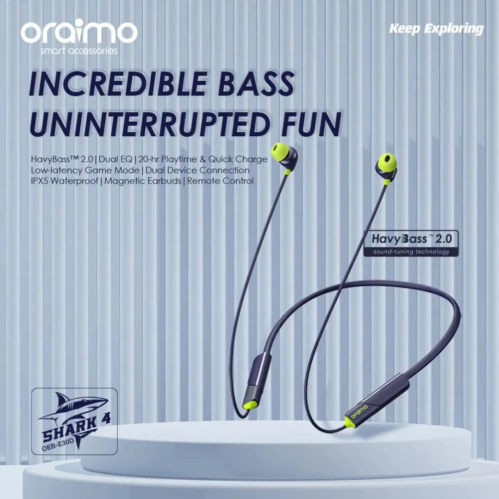 ORAIMO WIRELESS EARPHONES SHARK 4