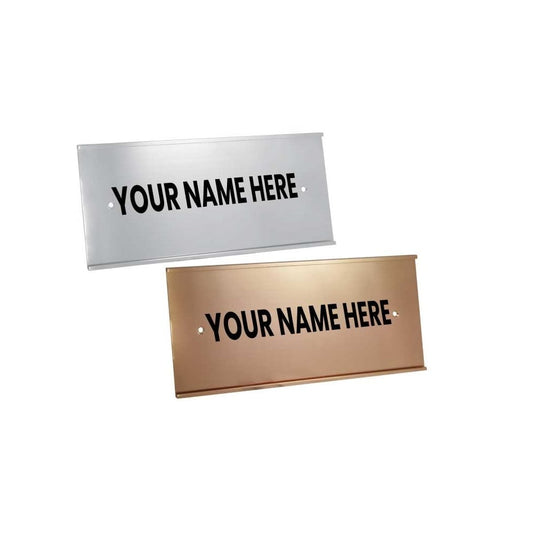 Wall Sign Holders ( “Your Brand • Your Print • Your Style.” ) All printing available