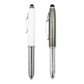 3 in 1 Metal Pens with Stylus and Light ( “Your Brand • Your Print • Your Style.” ) All printing available