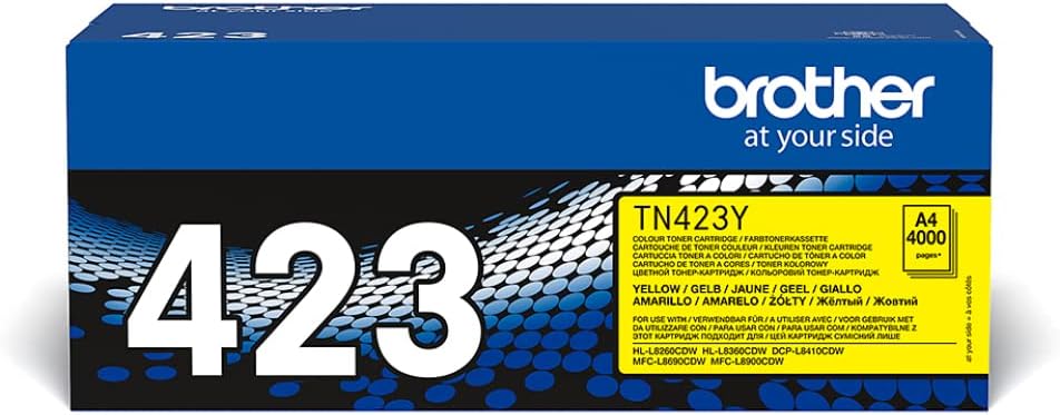 Brother Original Jumbo Toner Cartridge, Yellow