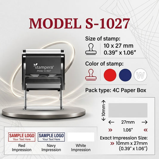 Compact & Precise Self-Inking Stamp