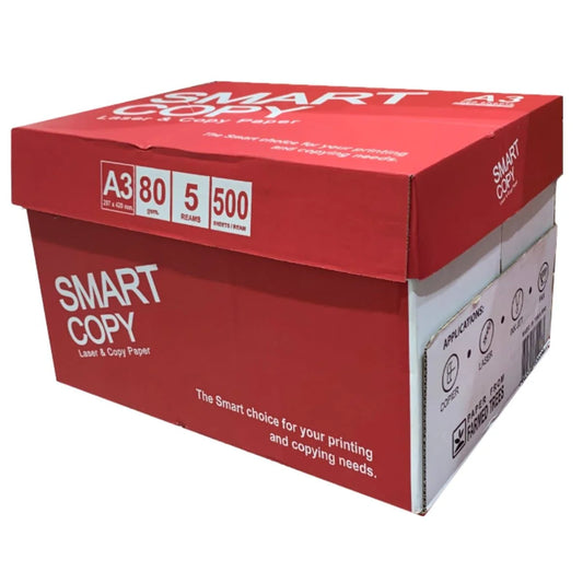 Smart Copy Paper A3 80 GSM BOX (5 REEM)