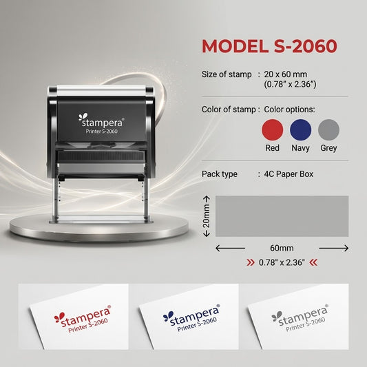 Model S-2060 Self-Inking Stamp
